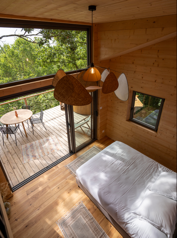 espace accessible dans lodge PMR